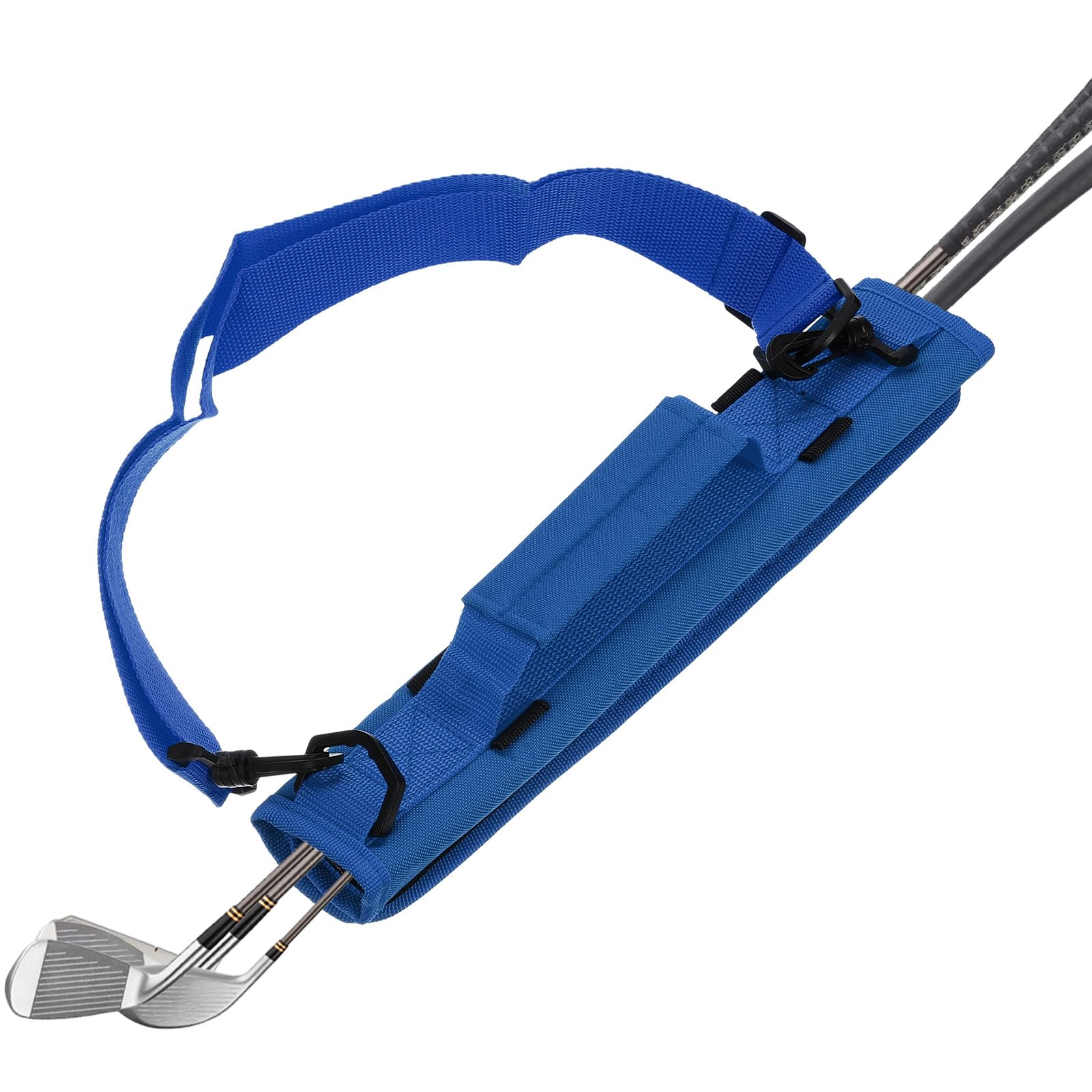 PATIKIL Mini Golf Club Bag, Portable Lightweight Club Carry Bag with Adjustable Strap for Men Women Golfer Pouch Driving Range Carrier Course Training Practice Case Blue