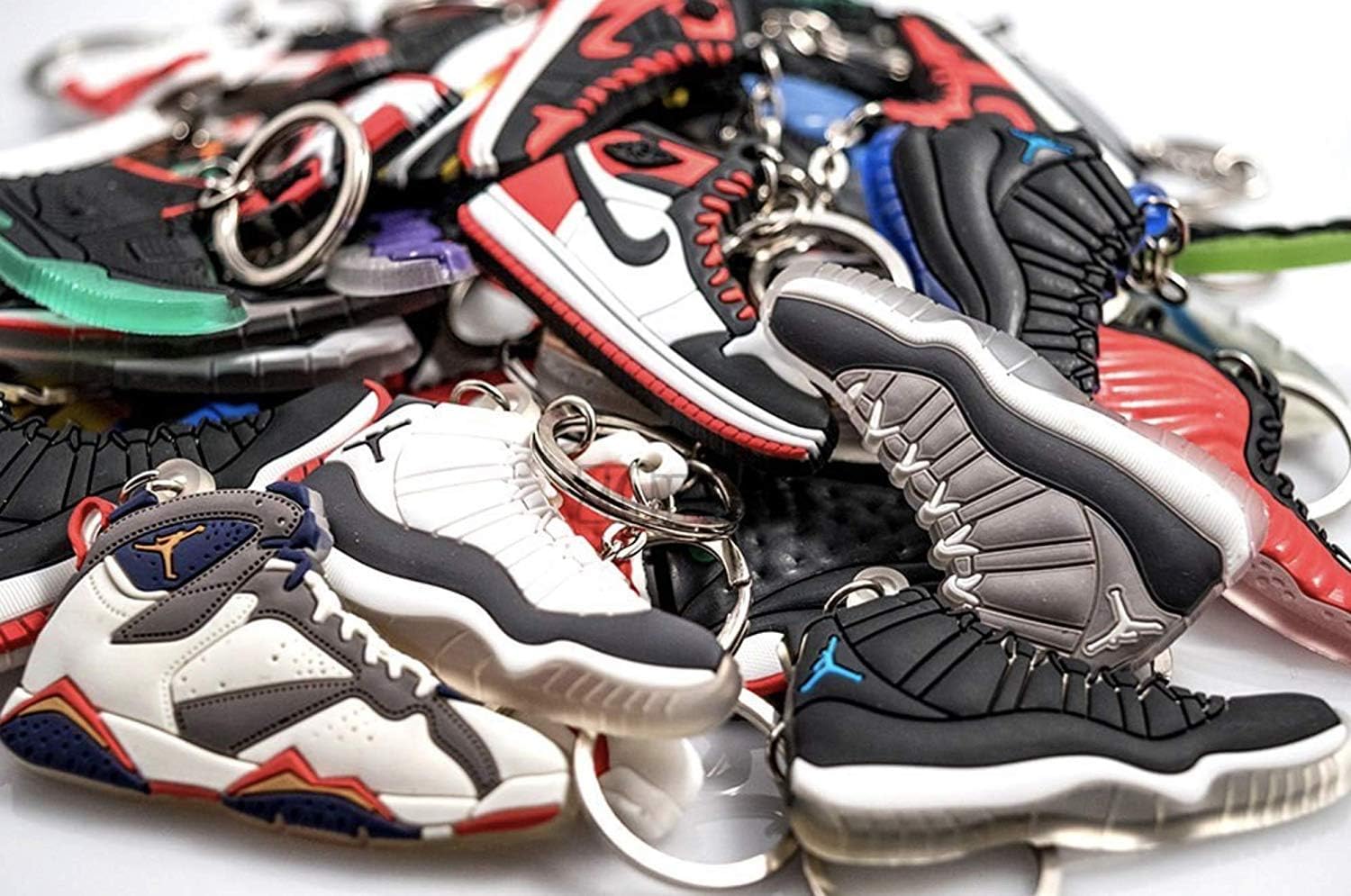 WeTheFounders Shoe Keychain Wild Variety Pack (Jordan,NMD, Supreme,) Hottest Sellers!