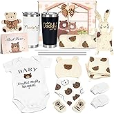 16pcs Gender Reveal Gift, Baby Shower Gifts and Pregnancy Gift for New Parents, New Mom Care Package, First Time Moms Gift Box, New Mom Gift for Expecting Mom, Baby Welcome Box, Newborn Gift Set