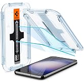 Spigen GlasTR EZ FIT Tempered Glass Screen Protector for Galaxy S23 Plus | 9H+ Tempered glass, Scratch resistance, Auto-align tray, Lab-tested 100% clarity, Original touch, Case-friendly, 2 Pack