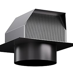 Hon&Guan 4 Inch Roof Vent Cap, Upgraded Airflow