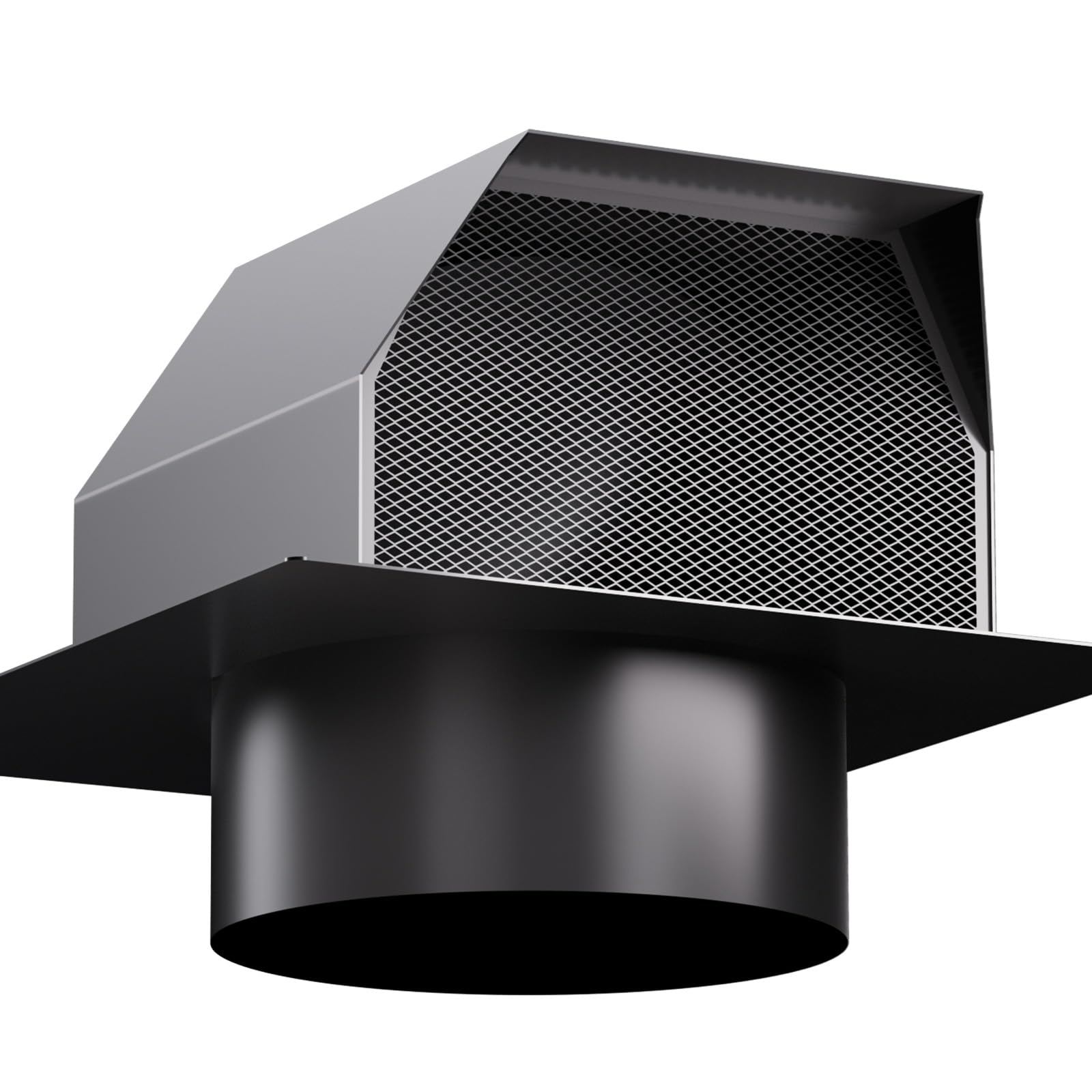 Hon&Guan 4 Inch Roof Vent Cap, Upgraded Airflow