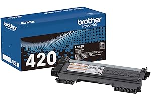 Brother Original TN420 Standard Yield Black Toner Cartridge, Original Toner Replacement cartridges, for Brother Laser Printer