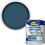 Dulux Weathershield Quick Dry Satin Paint Indigo 750 ml Pack of 1