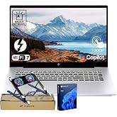 HP OmniBook 7 (Envy Next Brand) Laptop for Professional Workflows, 17.3" FHD Touchscreen, Ultra 7 258V(> Ultra 7 255U) for AI Tasks, 32GB DDR5 RAM, 1TB SSD, Wi-Fi 7, Win11 Pro, Bundle with PCO Cooler