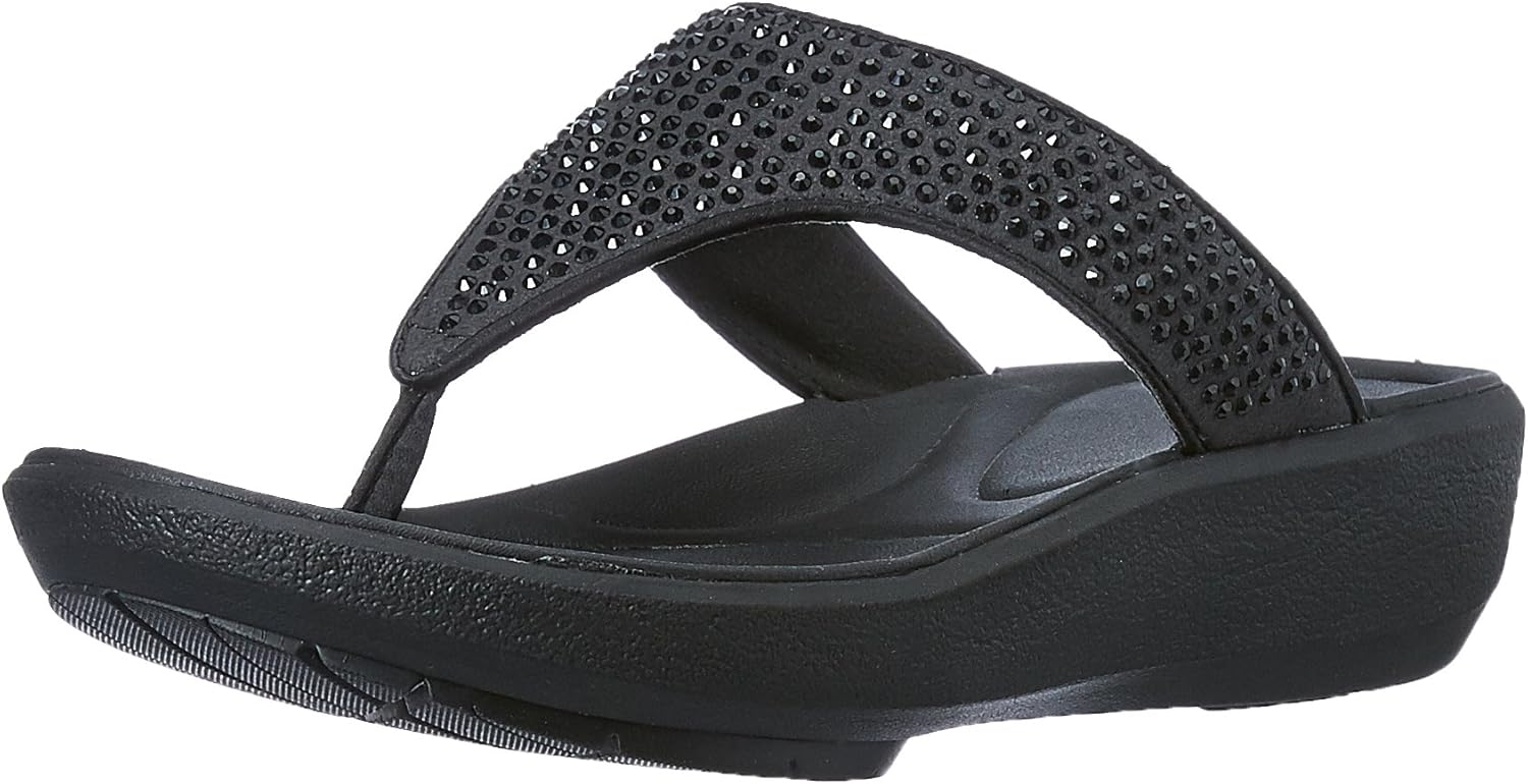 clarks wave dazzle black