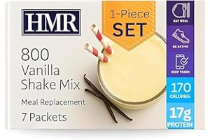 HMR 800 Shake Meal Replacement Mix | Vanilla Shake Powder to Support Healthy Weight Loss | 17g of Protein | Easy to Make | Low Calorie Food | Triple Pack, 7 Servings