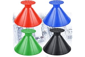 Vegepeel Ice Scraper for Car, New Upgrade 2-in-1 Refueling and Deicing Removal Windshield Ice Scraper with Funnel, Easy Snow Removal Without Leaving Scratches