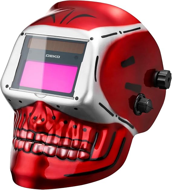 Maschera Da Saldatura Auto-Oscurante – Leggera, Regolazione Regolabile, Protezione UV/IR, Ideale Per Saldatura Ad Arco, Taglio E Molatura