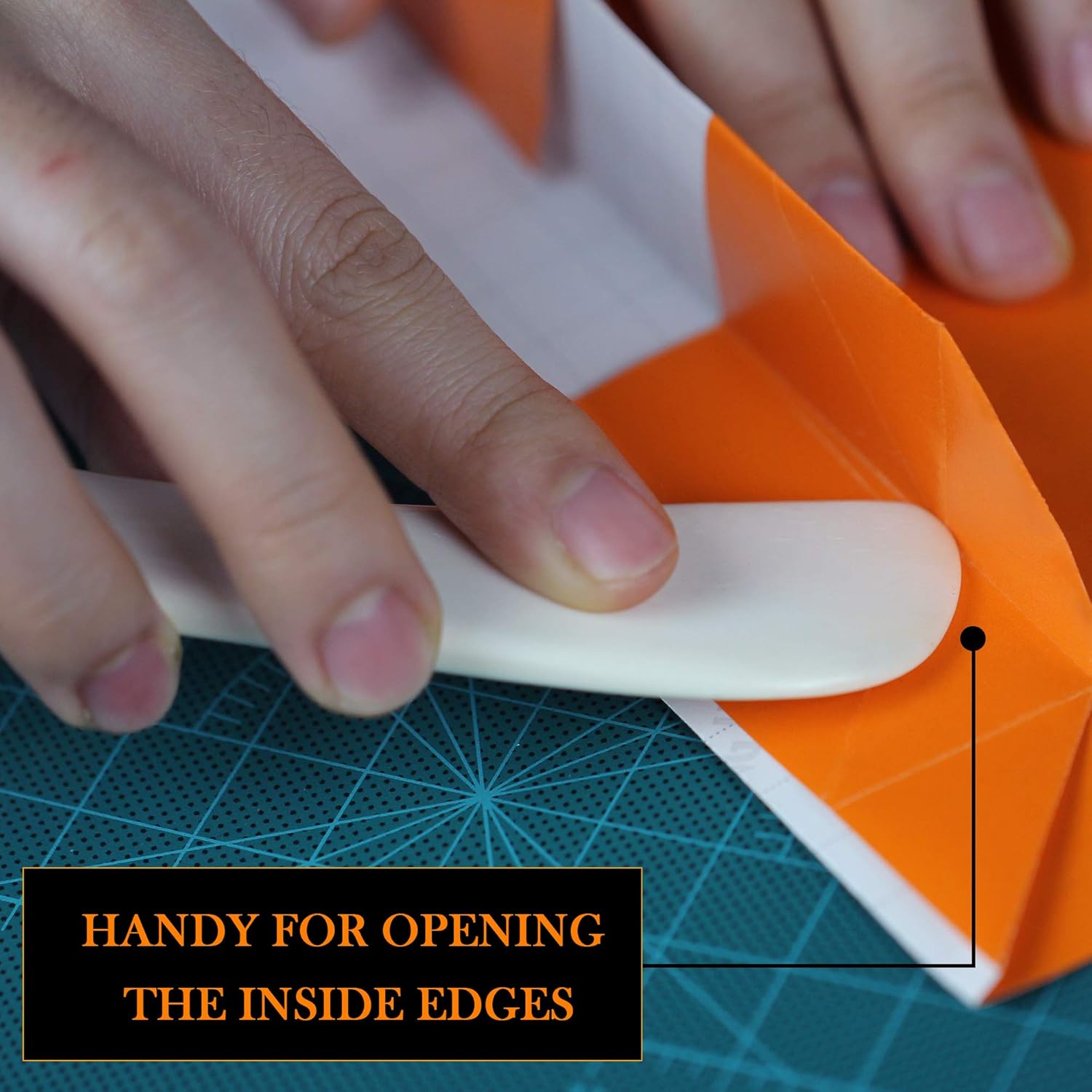 ECOHU Bone Folder Paper Creaser Maker Set, Folding Scoring Burnishing Crafting Scrapbooking Tool for Bookbinding, Paper & Leather Crafts, Card Making.