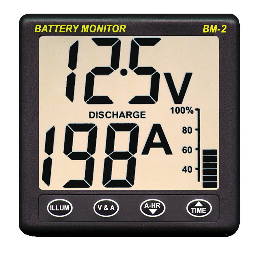 Clipper BM-2 Battery Monitor (12Vdc, 600Ah, 199A) for Lead Acid Batteries