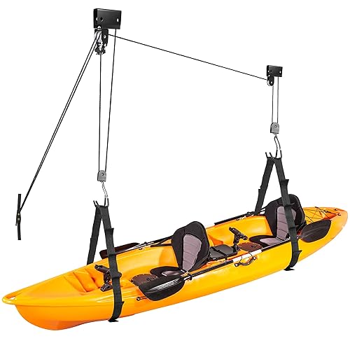 Kayak Hoist Lift Garage Storage, Canoe Hoists, Heavy Duty Bike