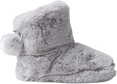 freya fluffy slipper boots