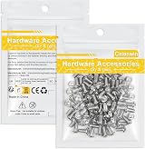 Caianwin M5 x 16mm Bolts 100Pcs Hex Socket Button Head 304 Stainless Steel view 6