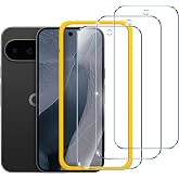 ivoler Screen Protector for Google Pixel 11/11 Pro Tempered Glass 3-Pack | with [Easy Installation Frame], Anti-Scratch Case Friendly Clear HD Film for Google Pixel 10 / Pixel 10 Pro 6.3 inch