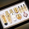 SENANA 24K Gold Skin Care Set - 9-Piece Collection for Ultimate Moisturizing, Pore-Shrinking, and Oil Control