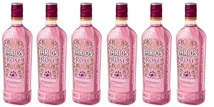 Larios Rosé Mediterránea Premium Gin 37,5% Vol. 6 x 0,7 Liter