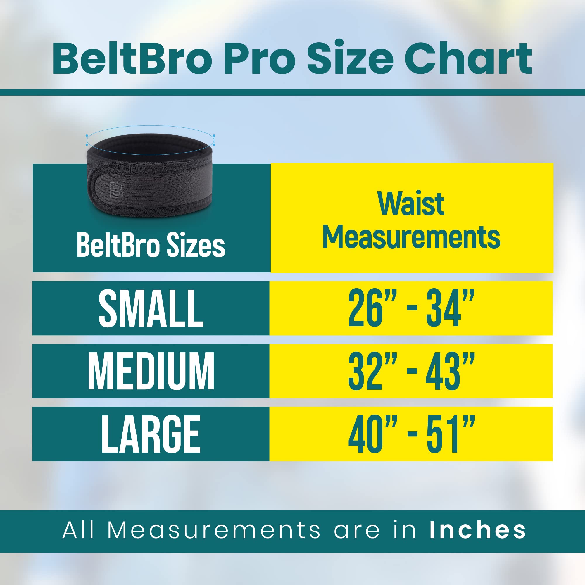 BeltBro Pro For Men – Next Generation BeltPro Buckle-Free Elastic Belt With Ultra-Soft Edge Padding - Fits 1.5 IN Belt Loops