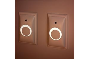 GlowGuard Night Light & Double Outlet Protector (2-Pack) | Secure & Tamper Resistant | Childproof, Babyproof, Toddler Proof, 