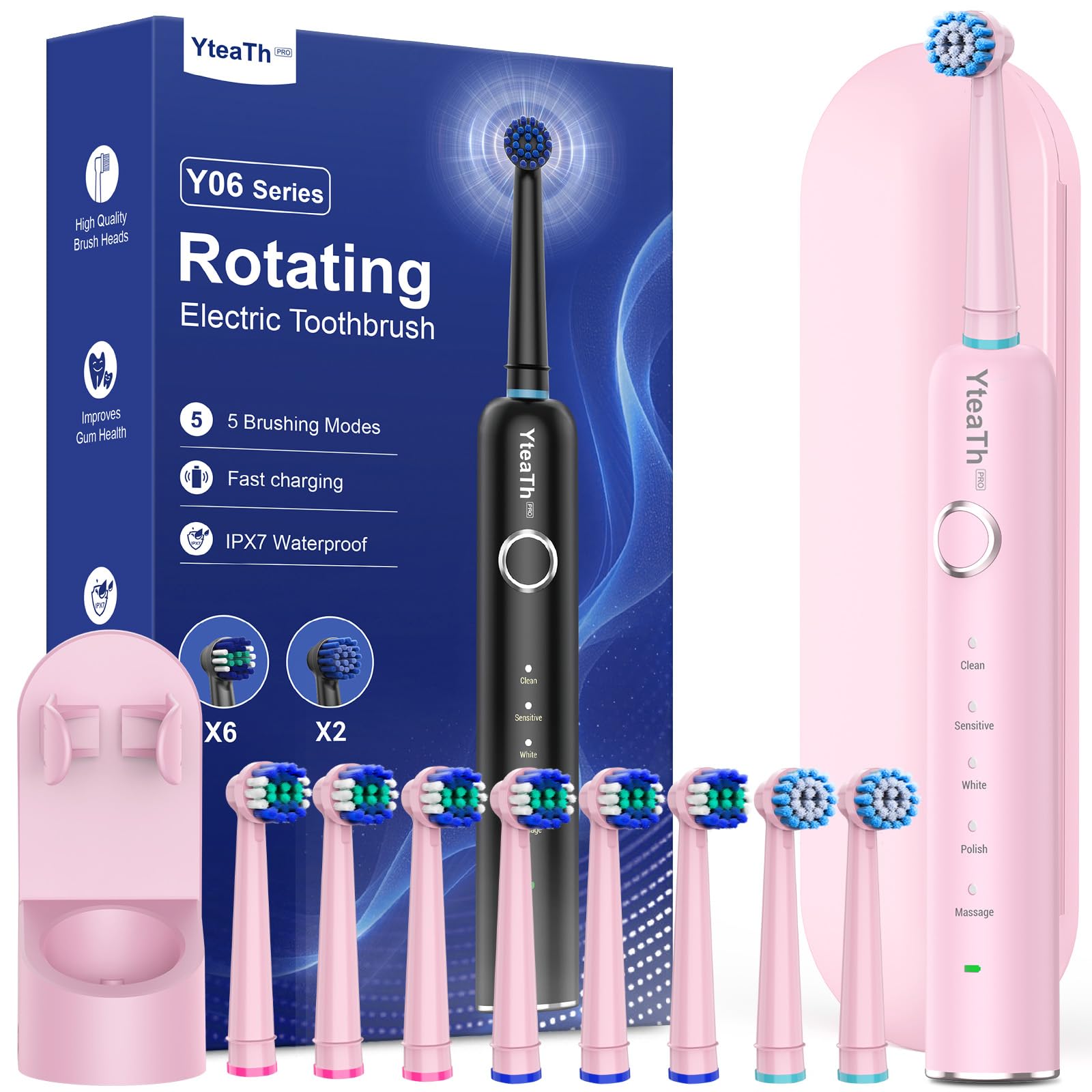Rotating Electric Toothbrush w...