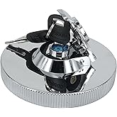Locking Fuel Cap with 2 Keys Replace 5P8500 086-1781 099-8548 096-3100 Compatible for Caterpillar Excavator E200B E120B E240B E300B E307