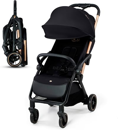 Kinderkraft Apino Lightweight Stroller up to 24 kg Black