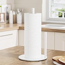 Paper Towel Holder White Kitchen Roll Holder, Paper