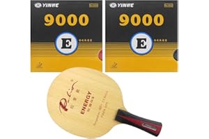TIANJIN GUANGHE SPORTS EQUIPMENT CO., LTD. Palio Table Tennis Racket - Energy 03 FL Blade with 2X Yinhe 9000E Rubbers