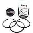 Bar27 Rock Tumbler Replacement Drive Belts 3 Pack Compatible with Thumlers A-R1, A-R2, A-R6, A-R12, B #401