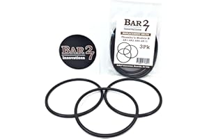 -27 REPLACEMENT BELTS Bar27 Rock Tumbler Replacement Drive Belts 3 Pack Compatible with Thumlers A-R1, A-R2, A-R6, A-R12, B #401