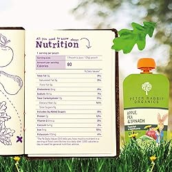 Peter Rabbit Organics Pea, Spinach and Apple