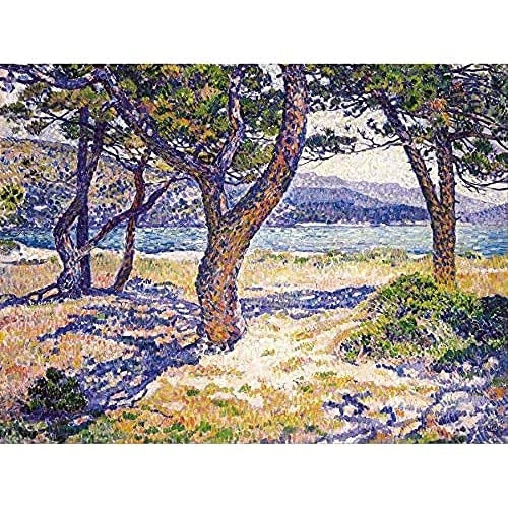 Theo Van Rysselberghe Mediterranean At Le Lavandou Art Print Canvas Premium Wall Decor Poster Mural