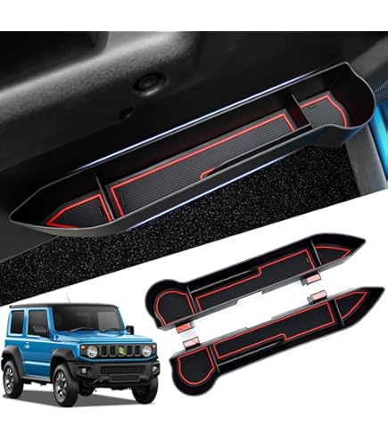 ABS Hood & Door Hinge Covers For Suzuki Jimny 2019-2021 - Black Decorative Trim