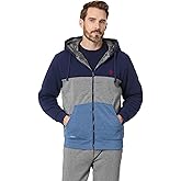 U.S. Polo Assn. mens Uspa Uspa Color-block Full Zip Sherpa Hoodie