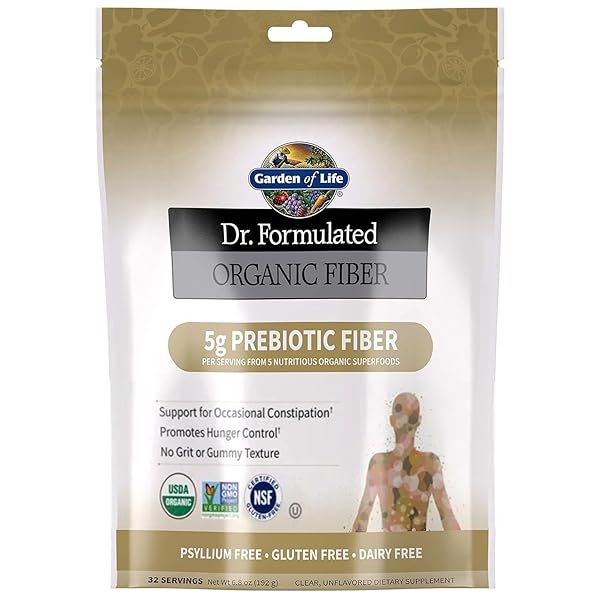 GARDEN OF LIFE DR. FORMULATED ORGANIC FIBER POWDER,...