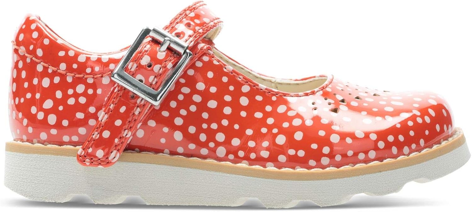 CLARKS Girls Shoes T 7.5 UK Child Clarks Crown Jump