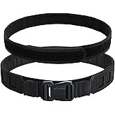 IDOGEAR SPORTS Tactical MOLLE Belt Quick Release Rigger Belt 1.5”/2” Inner & Outer Combat Heavy Duty