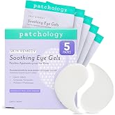 Patchology Skin Remedy Soothing Eye Patches for Sensitive Skin | 5pk | Puffiness &amp; Anti Wrinkle Patches Hydrating Eye Masks for a Radiant Look | Hyaluronic Acid &amp; Antioxidants