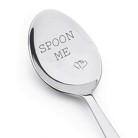 Spoon Me With Couple Heart Boyfriend Gift Birthday Gift Anniversary Gift Wedding Gift Spoon Gift A32