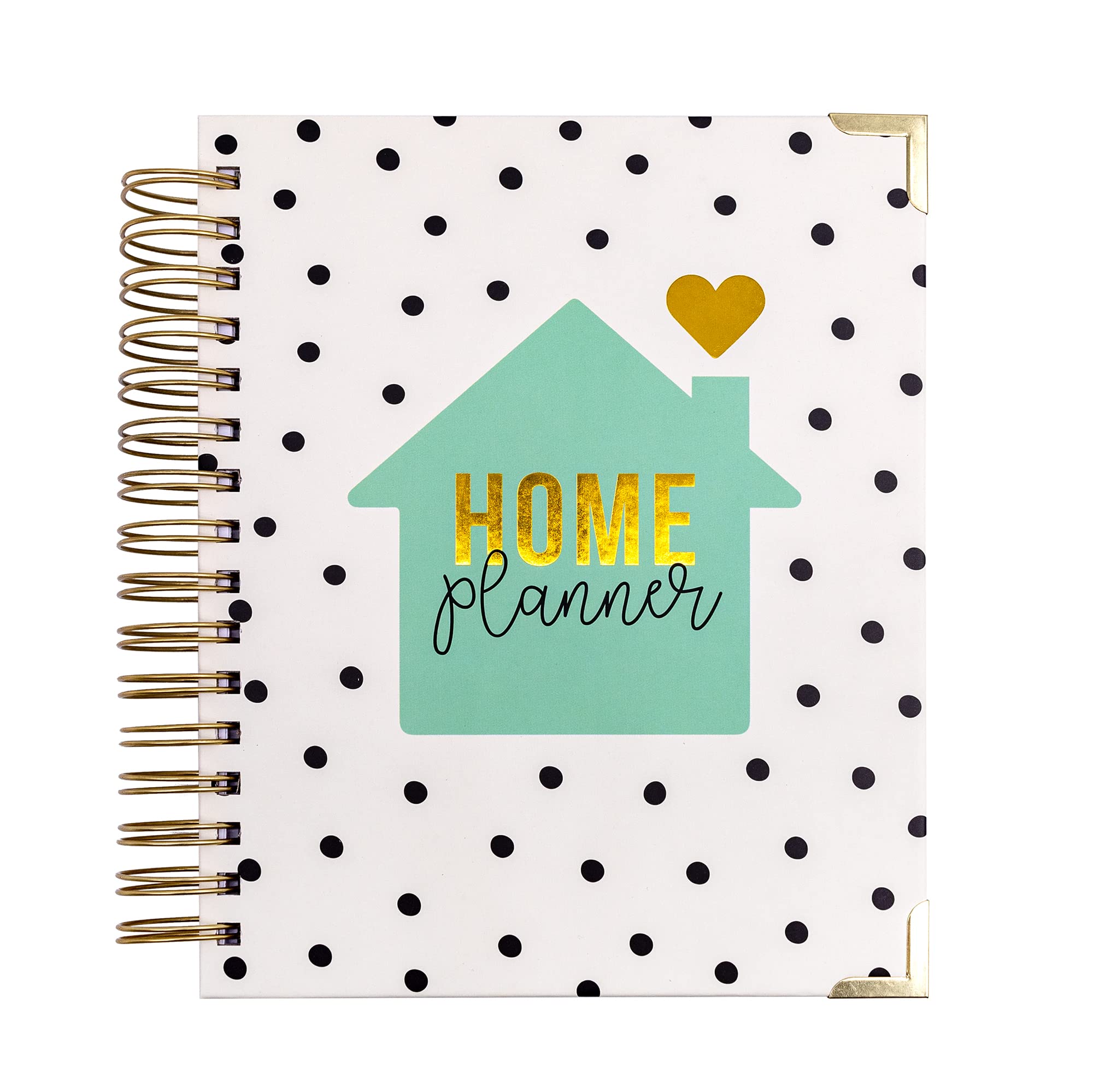 Pukka Pad, Carpe Diem Undated Home Planner Notebook – Includes 12 Months of Scheduling Calendars, Tools, and Sticker Sheets for Meal Planning, Grocery Lists, and Chores