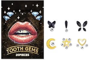 YIWMWIY Tooth Gem Kit, Crystal Jewelry Set for Smile Decoration, DIY Sparkling Rhinestones, Easy to Apply Beauty Kit for Wome