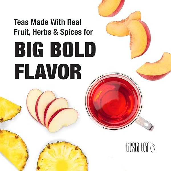 TIESTA TEA – PEACHES N’ GREEN, LOOSE LEAF, SMOOTH PEACH GREEN TEA, PREMIUM MEDIUM CAFFEINATED BLEND, MAKE HOT OR ICED, BREWS UP TO 25 CUPS, 2.0 OUNCE RESEALABLE POUCH