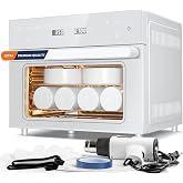 OMPERIO Sublimation Oven Machine for Tumblers, 32Qt 110V 1800W Convection Oven for Sublimation Blank Mugs Tumblers Bowls Glasses Bottles, 1 Heat Air Gun, 25 Shrink Wrap, 2 Heat Gloves, Heat Tape