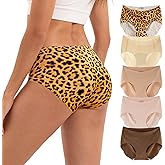 INNERSY Women's Seamless Underwear No Show Invisible Lightweight Hipster Panties 5-Pack