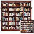 AOFOTO 8x8ft Bookshelf Backdrop for Photography Book Store School Library Literary Education Bookcase Background Vinyl Wallpaper Study Room Interior Decoration Kids Adult Portrait Photoshoot Props