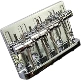 Bass Bridge for 4-String Fender Jazz or Precision Bass, Chrome