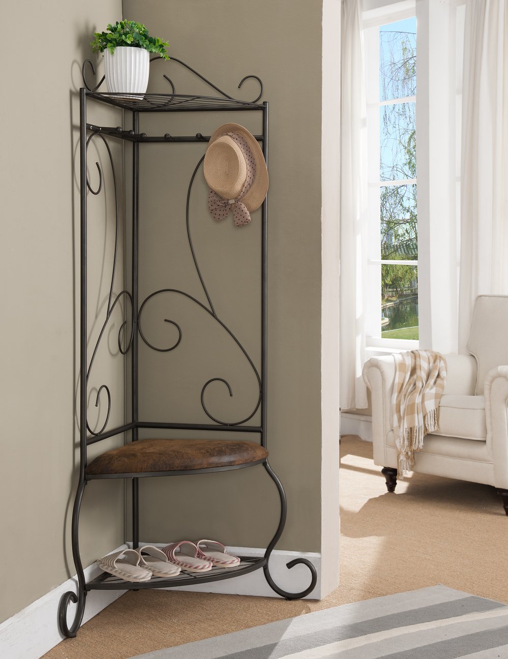 Best Small Bench Seat With Coat Rack