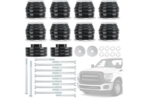 REENKEY KF04058BK Body Cab Bushing Kits Body Mount Bushing Kit with Steel Sleeves & Hardware Compatible With 1999-2007 Ford F-250 F-350 Super Duty 2WD/4WD