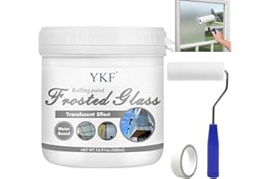 YKF Frosted Glass Paint, 16Oz Privacy Window Paint, Window Frosting Spray, DIY Water-Based UV Resistant Coating for Windows, Doors & Glass Surfaces