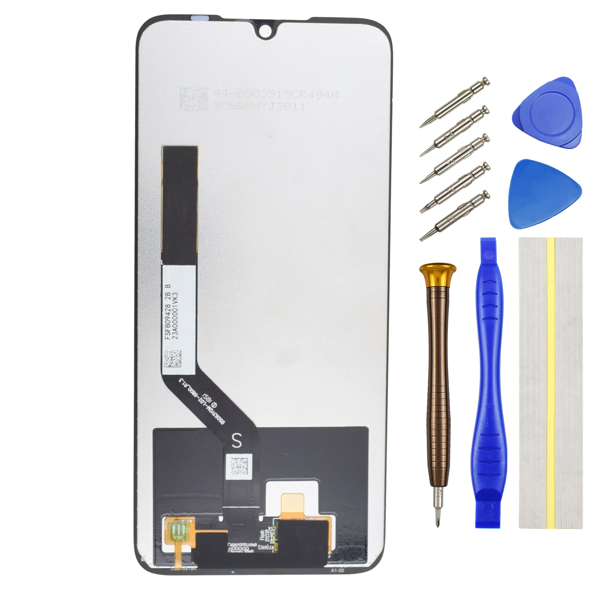 Double Sure Full LCD Display Touch Digitizer Screen Replacement for Xiaomi Redmi Note 7 Redmi Note 7 Pro Black 6.3"